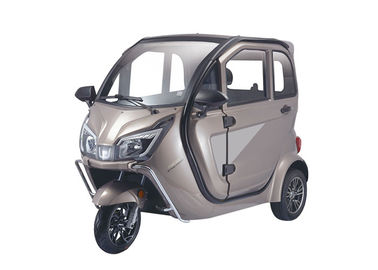ABS Door Enclosed Electric Trike Automatic Window With 65 Km Driving Range